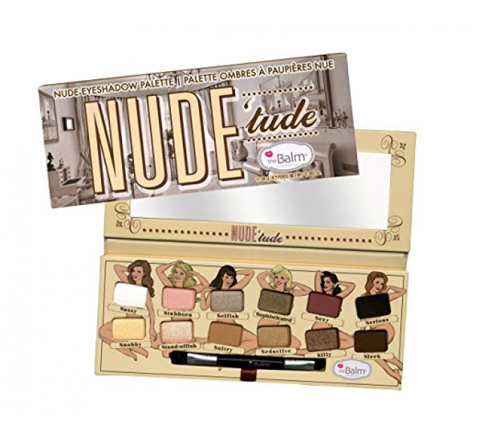theBalm Palettes Nude'Tude Palette - Naughty Packaging палетка тіней